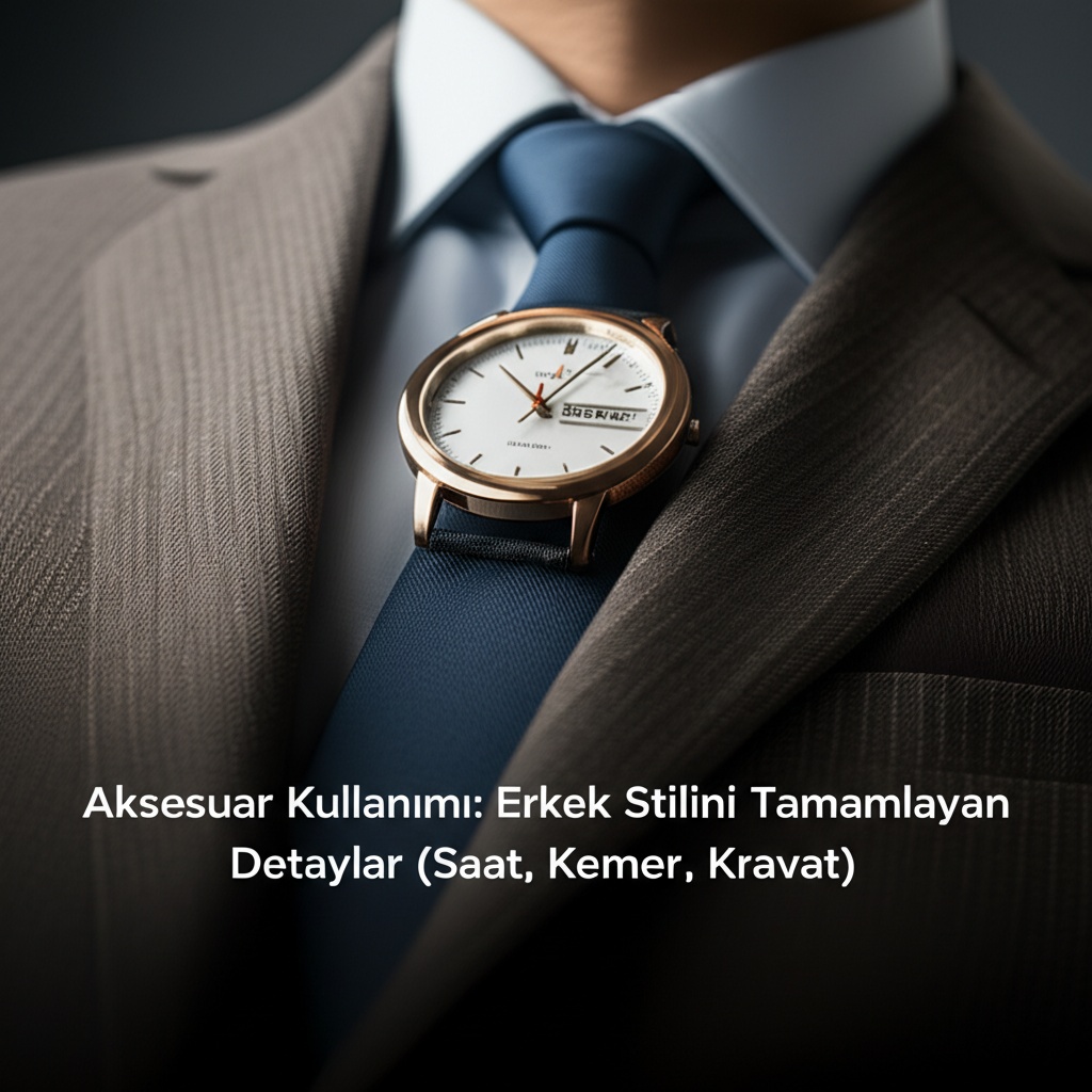 Aksesuar Kullanımı: Erkek Stilini Tamamlayan Detaylar (Saat, Kemer, Kravat)
