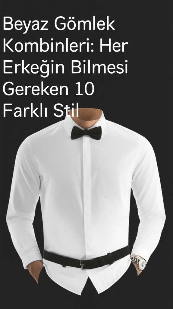 Beyaz Gömlek Kombinleri: Her Erkeğin Bilmesi Gereken 10 Farklı Stil