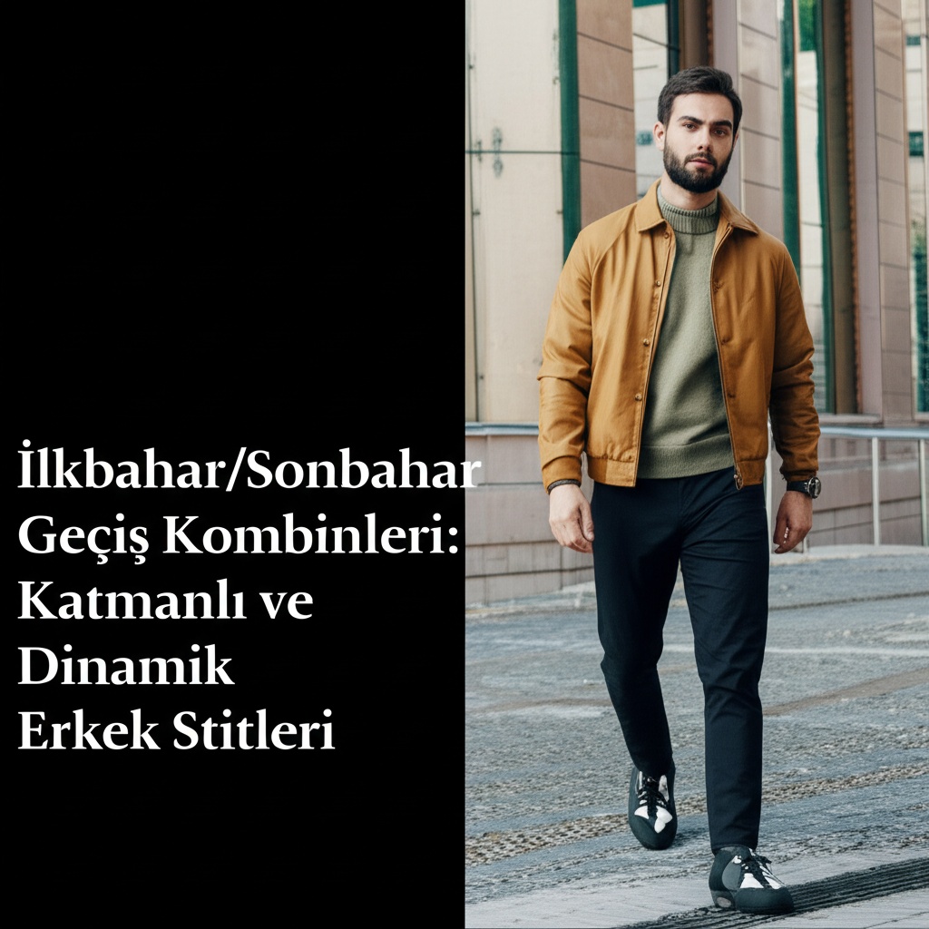 İlkbahar/Sonbahar Geçiş Kombinleri: Katmanlı ve Dinamik Erkek Stilleri