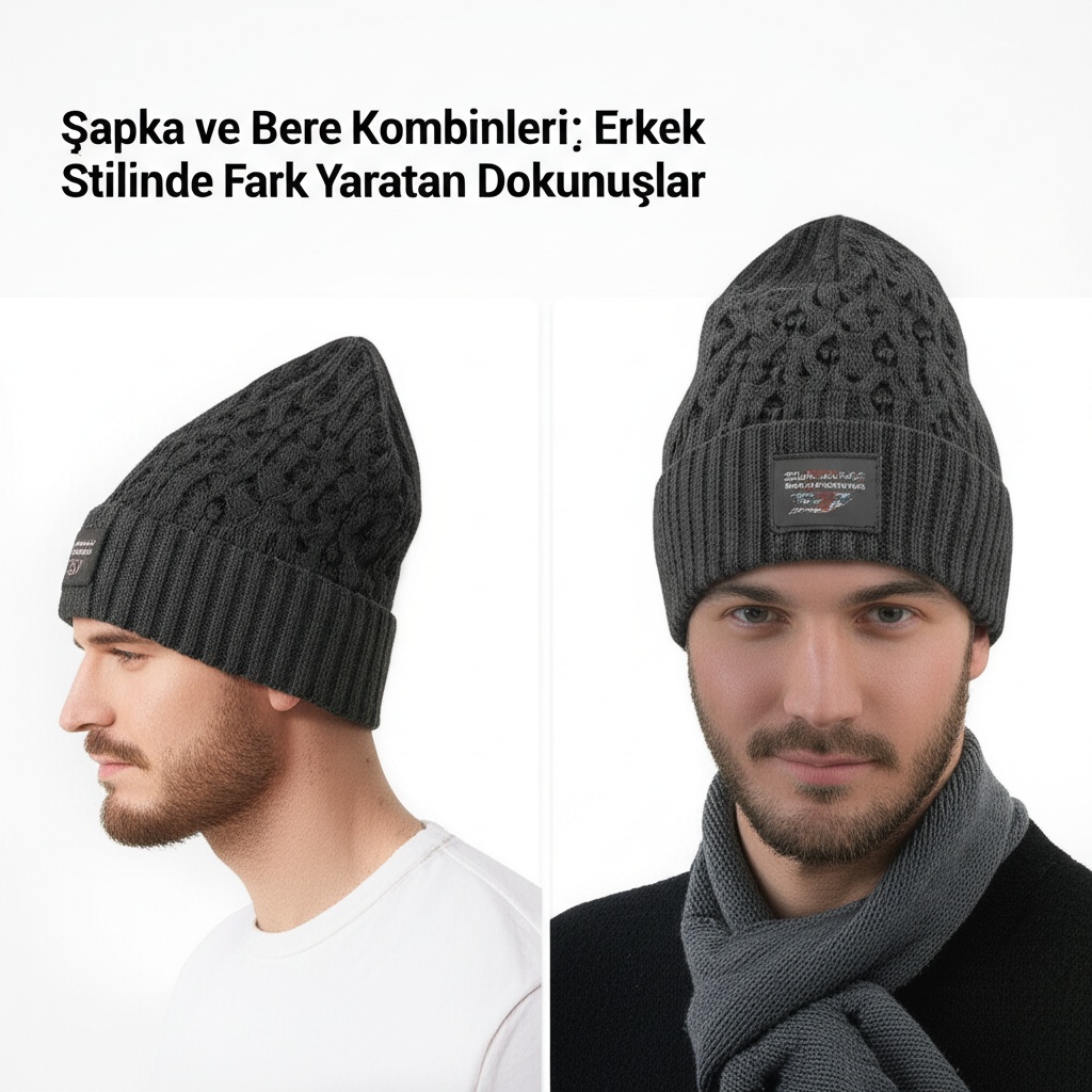 Şapka ve Bere Kombinleri: Erkek Stilinde Fark Yaratan Dokunuşlar