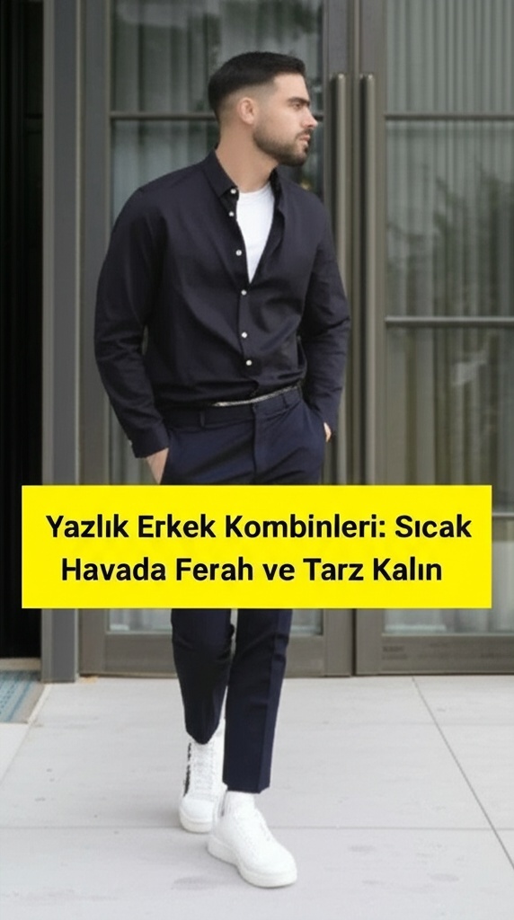 Yazlık Erkek Kombinleri: Sıcak Havada Ferah ve Tarz Kalın