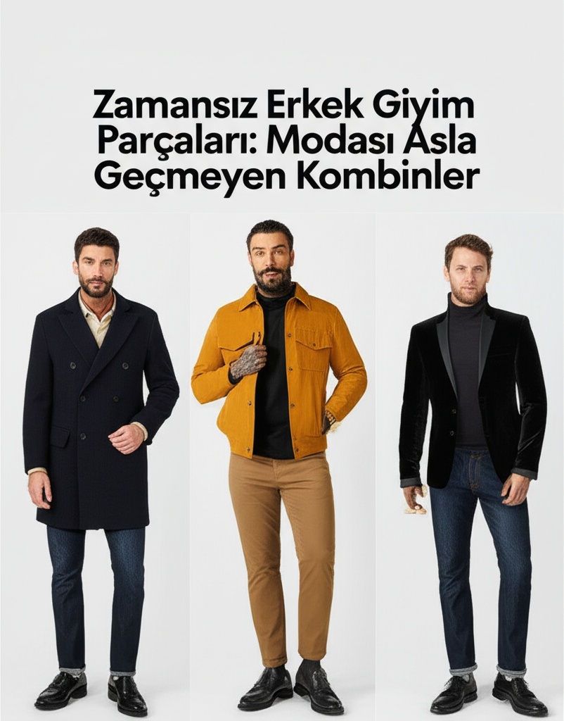 Zamansız Erkek Giyim Parçaları: Modası Asla Geçmeyen Kombinler